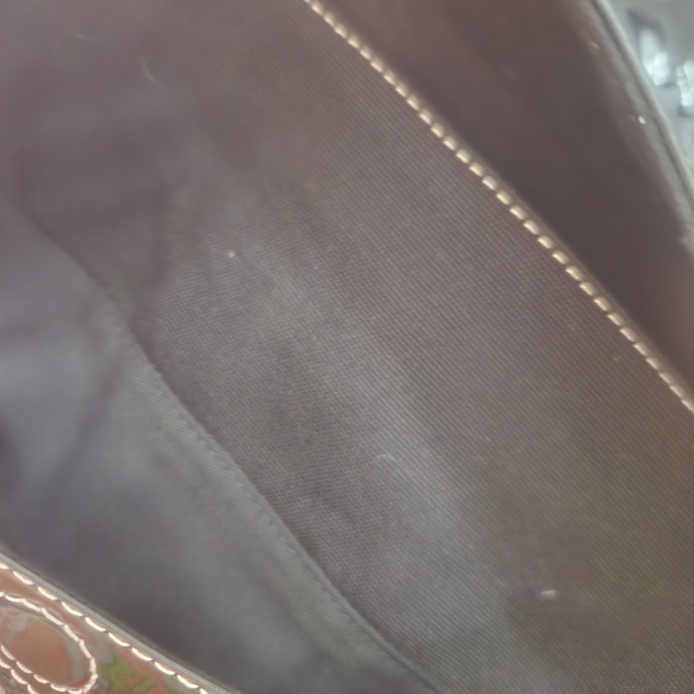 White House Black Market Clutch Black And Silver Bag with 3 compartments EUC - Picture 7 of 8